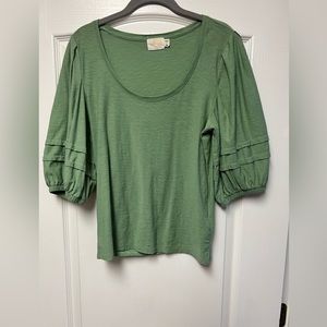 Nation three quarter sleeve top